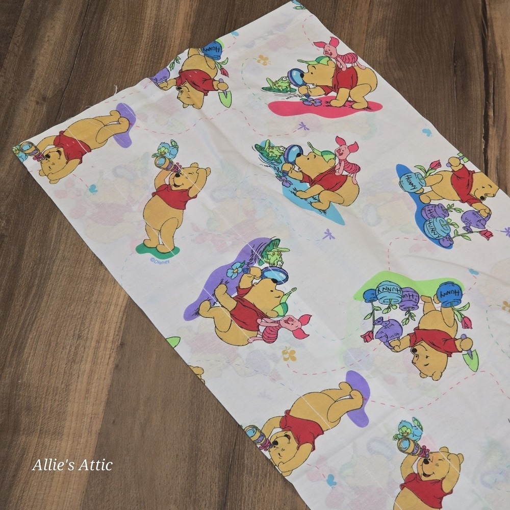Winnie The Pooh Piglet Window Valance Curtain Floral Long Bedroom Decor 84x18‎